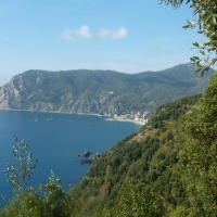 Walking views on the Cinque Terre