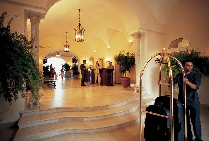 The Hotel Entrance