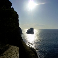 Walking in Capri