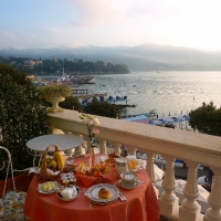 breakfast in Santa Margherita, Italian Riviera