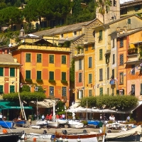 Portofino piazza Italy's Riviera