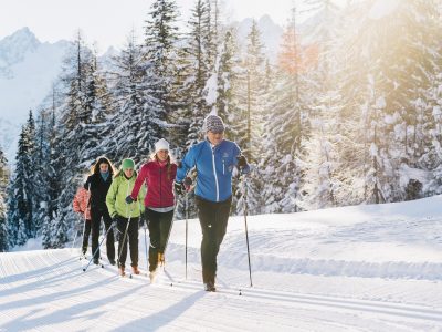 Cross-Country Ski Tour in the Dolomites