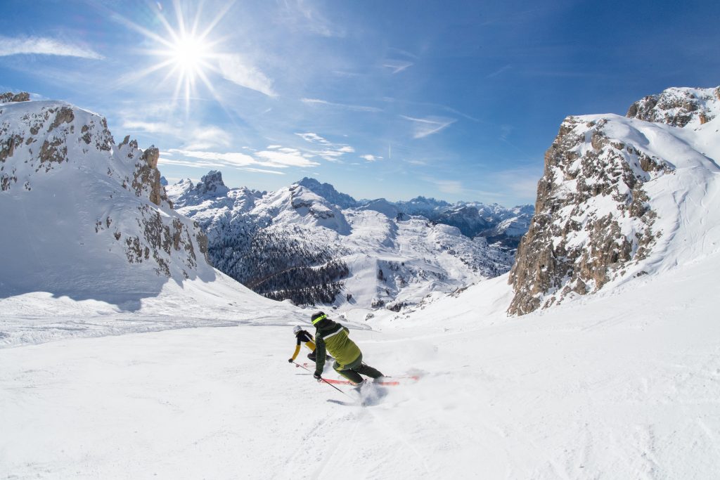 Dolomite Alps Private Ski Safari in the Dolomiti. Cortina_Credits Dolomiti Superski – Harald Wisthaler 