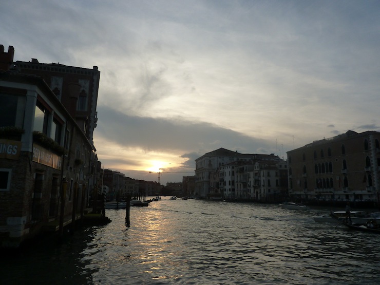 Grand canal evening light