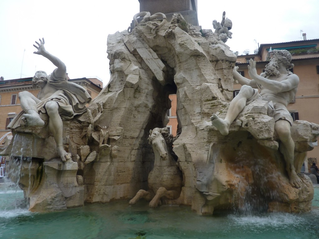 Fontana Pamphili family piazza navona rome italy