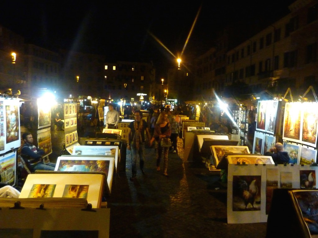 Piazza Navona night markets
