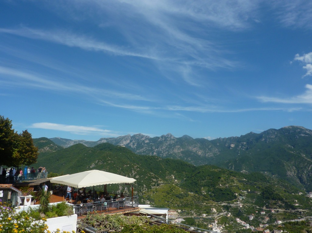 Ravello mountain views