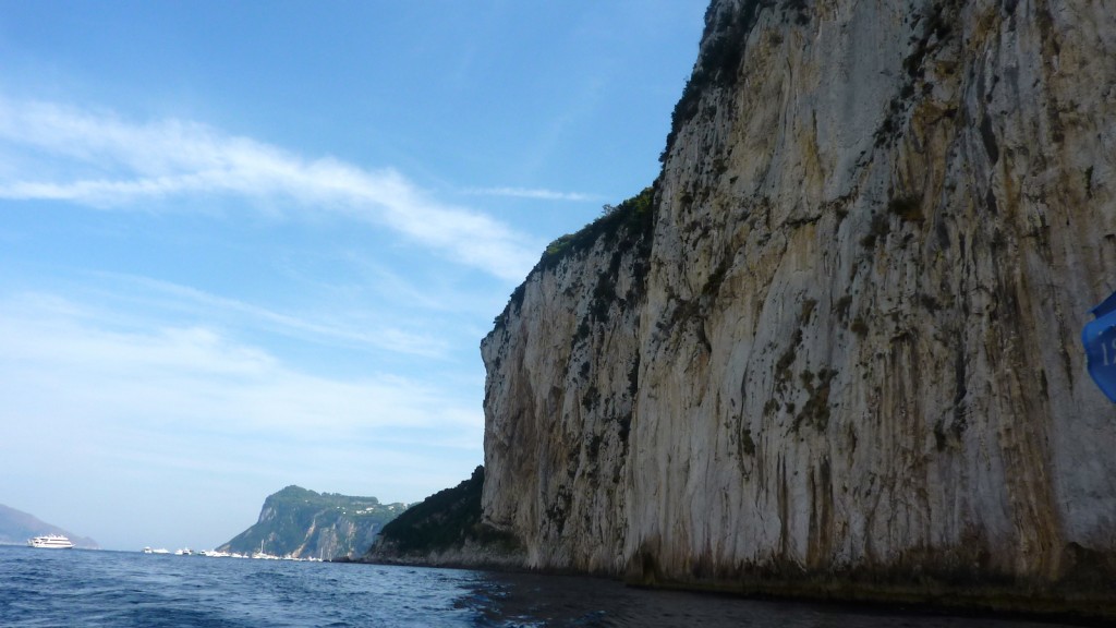 Sailing around Capri Italy
