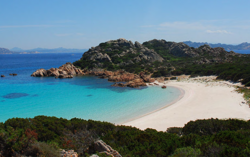The Pink Beach at Budelli Island, Sardinia